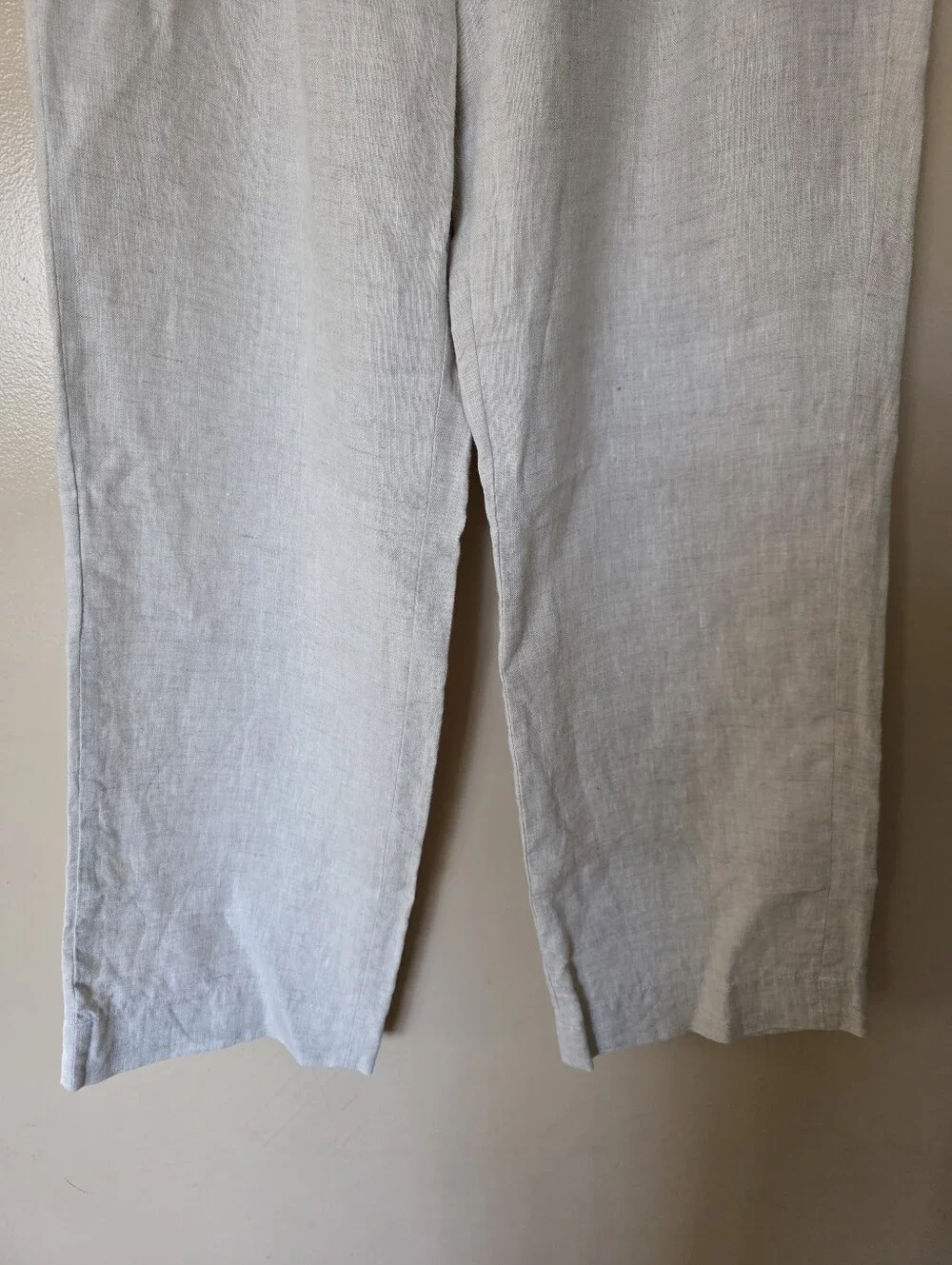 Banana Republic HighRise Relaxed Straight Linen 12 Pants Quiet Luxury EuroSummer